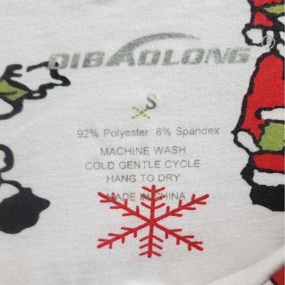 Christmas leggings, white with snowman size Large NWNT - Picture 3 of 3